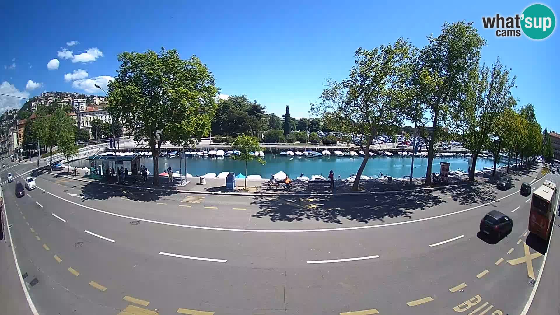 Rijeka –  La vista de Trsat y de Sušak