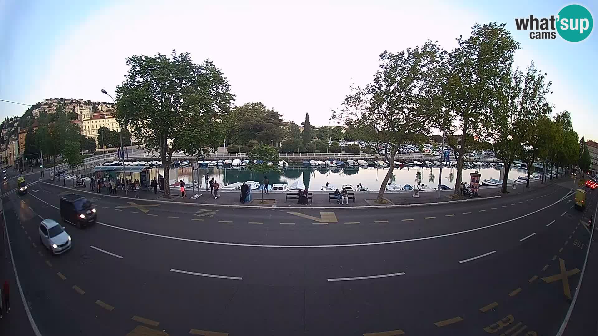 Rijeka –  La vista de Trsat y de Sušak