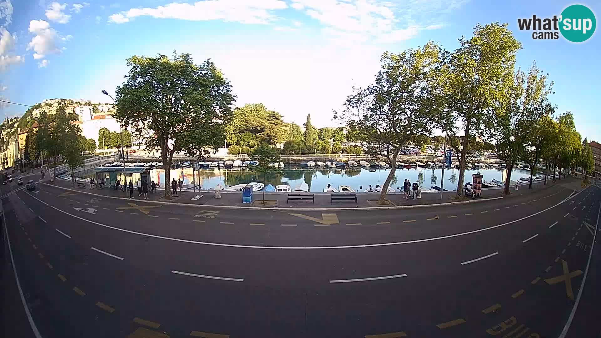 Rijeka –  pogled na Trsat i Sušak