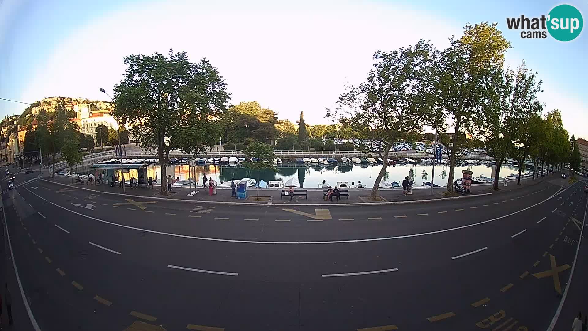 Rijeka –  La vue de Trsat et Sušak