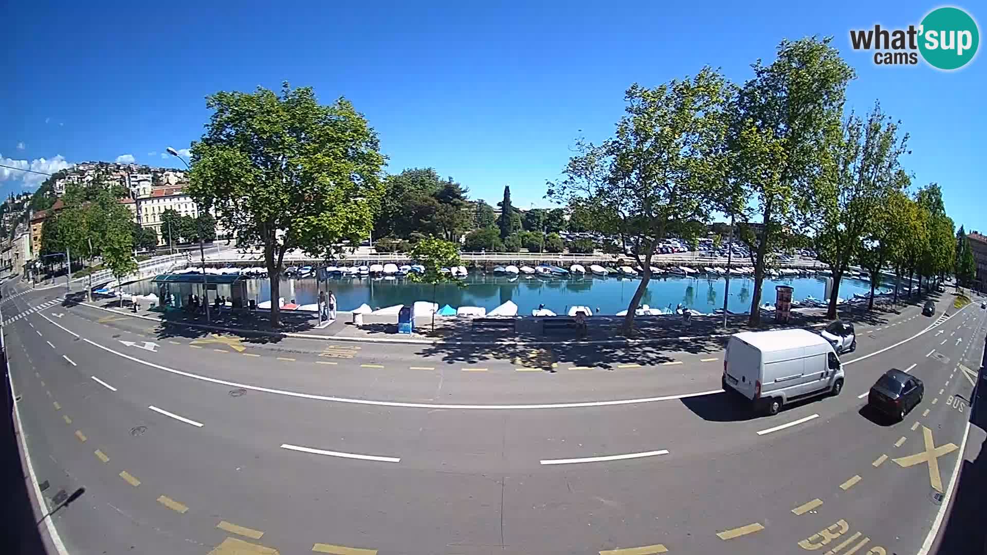 Rijeka –  La vue de Trsat et Sušak