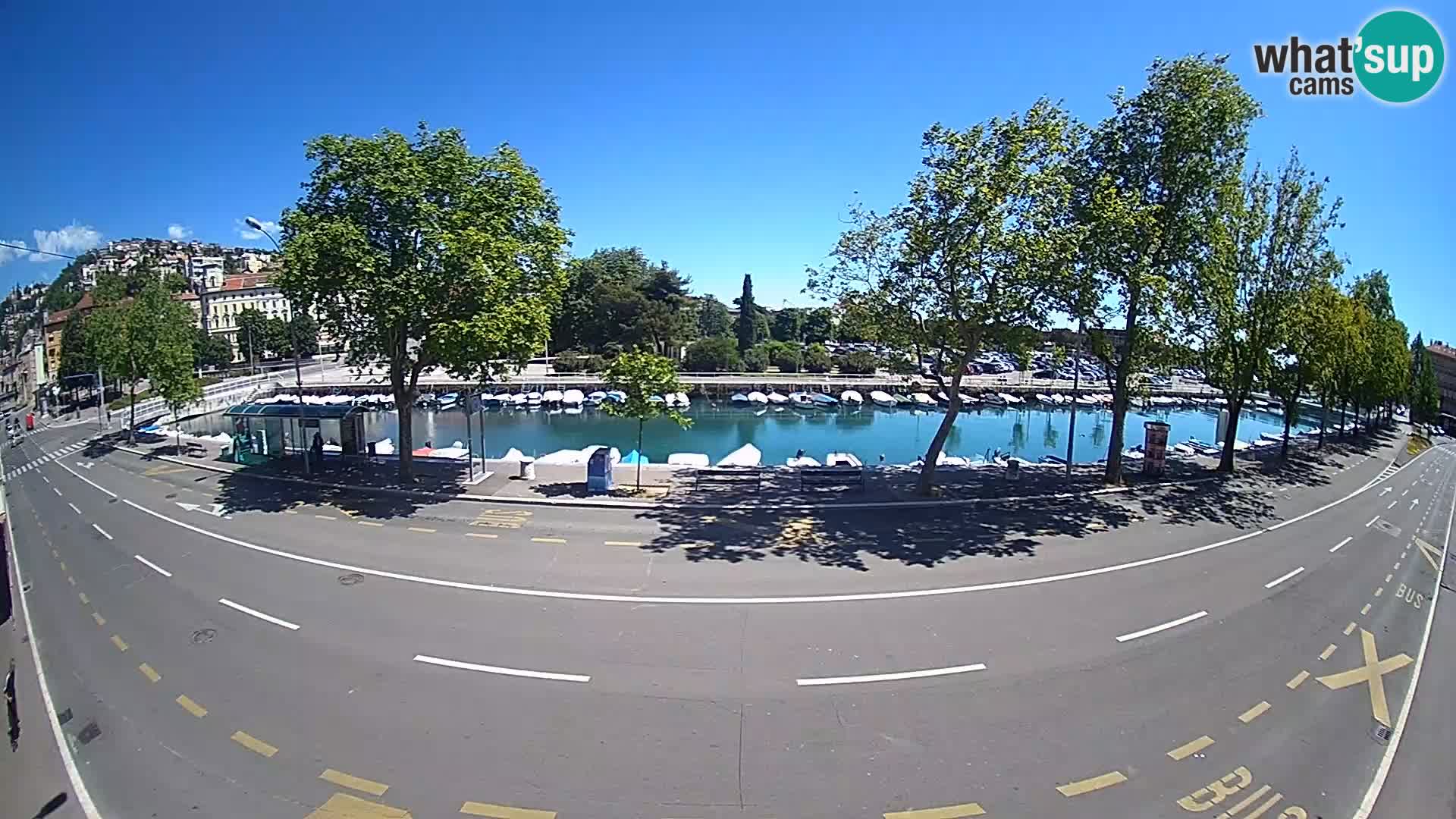 Rijeka –  La vista de Trsat y de Sušak