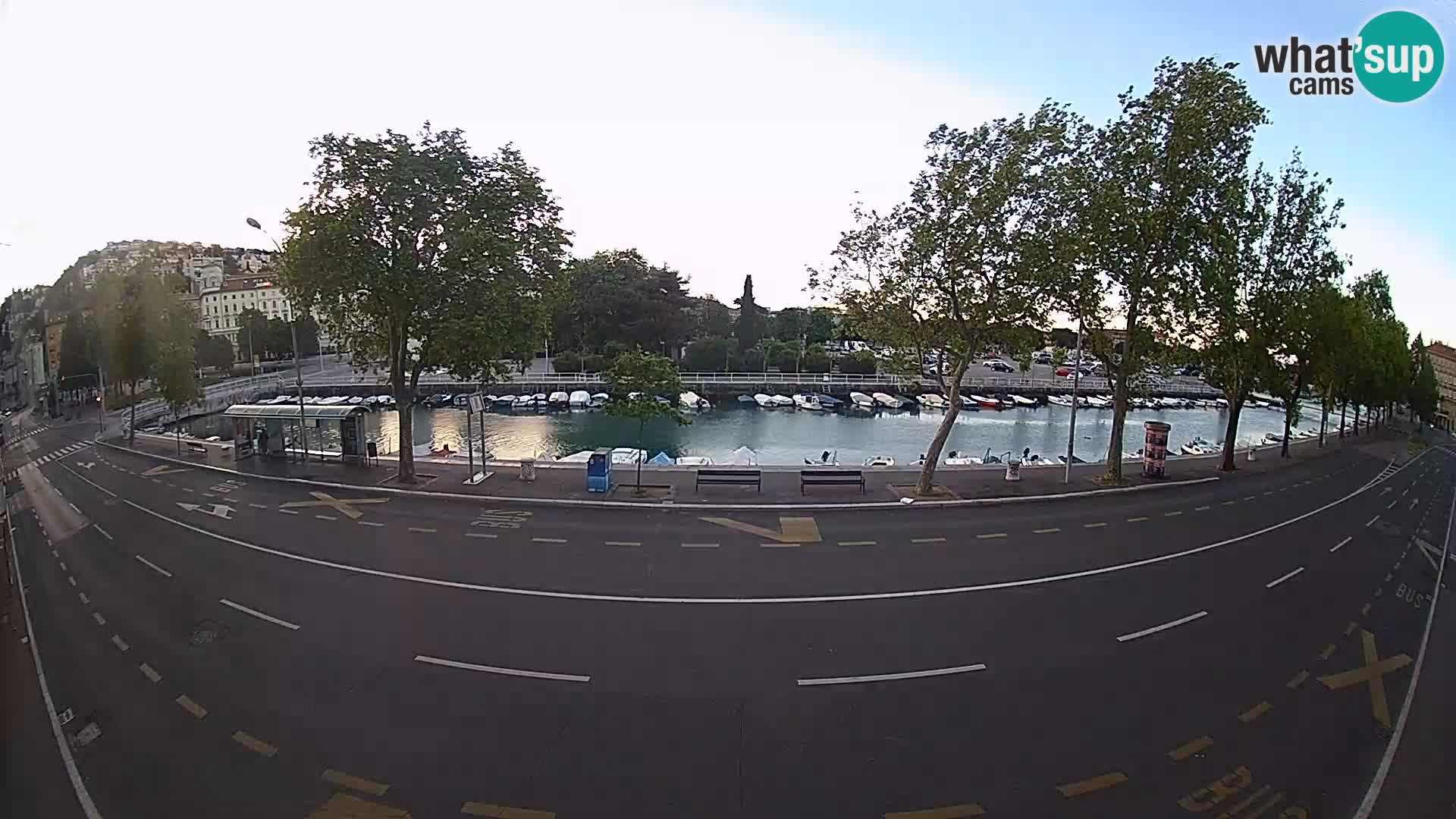 Rijeka –  La vista de Trsat y de Sušak
