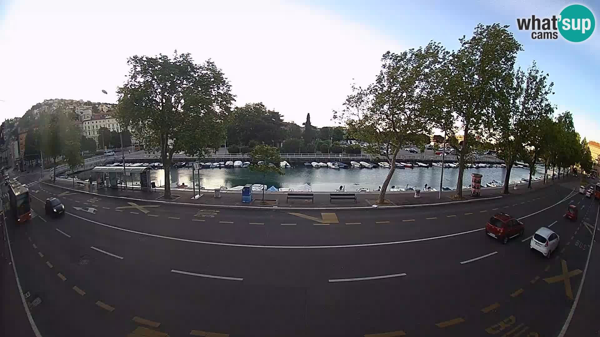 Rijeka –  La vista de Trsat y de Sušak