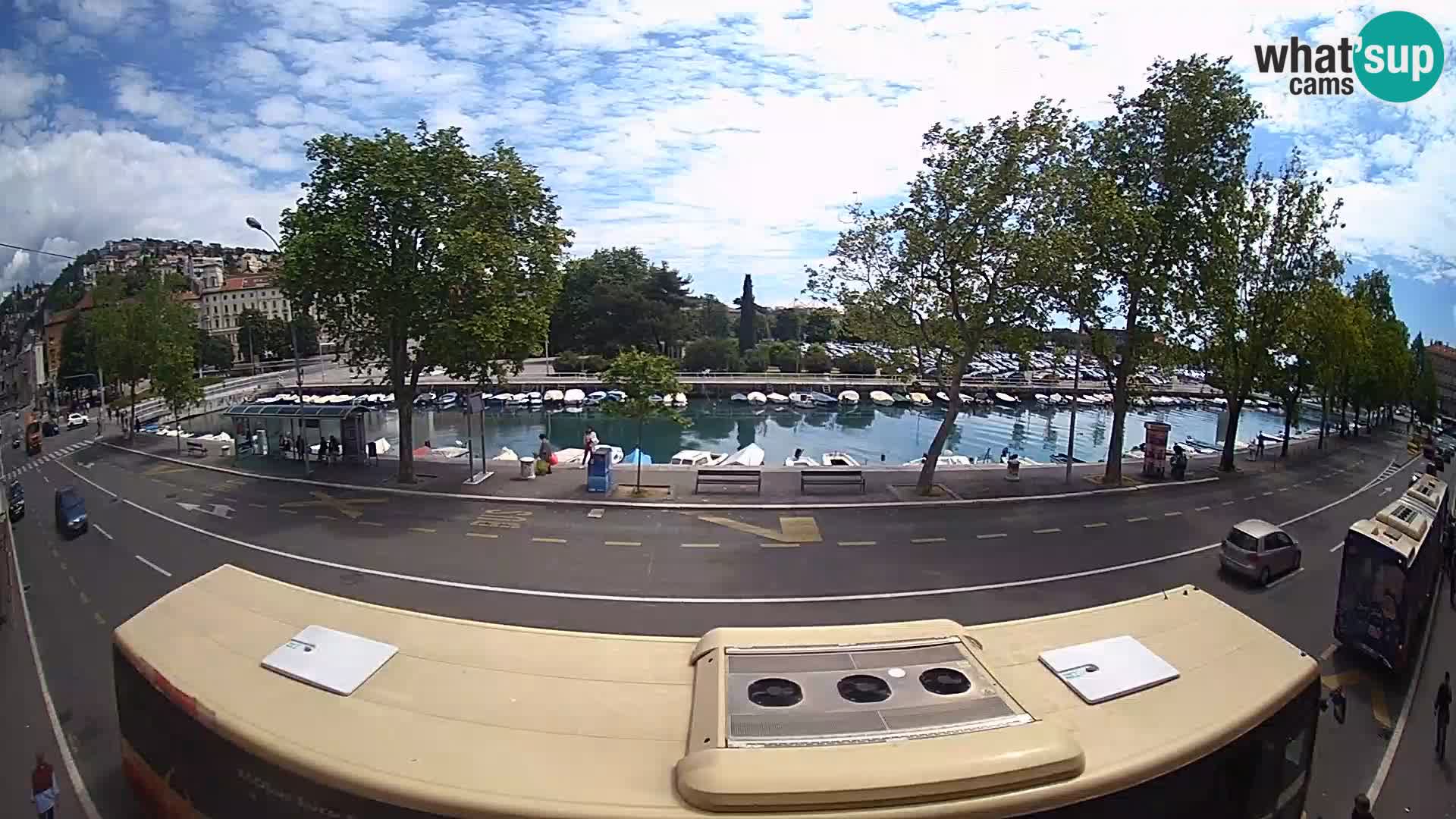 Rijeka –  La vue de Trsat et Sušak