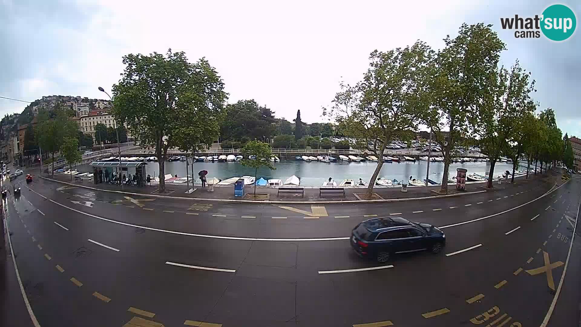 Rijeka –  La vue de Trsat et Sušak