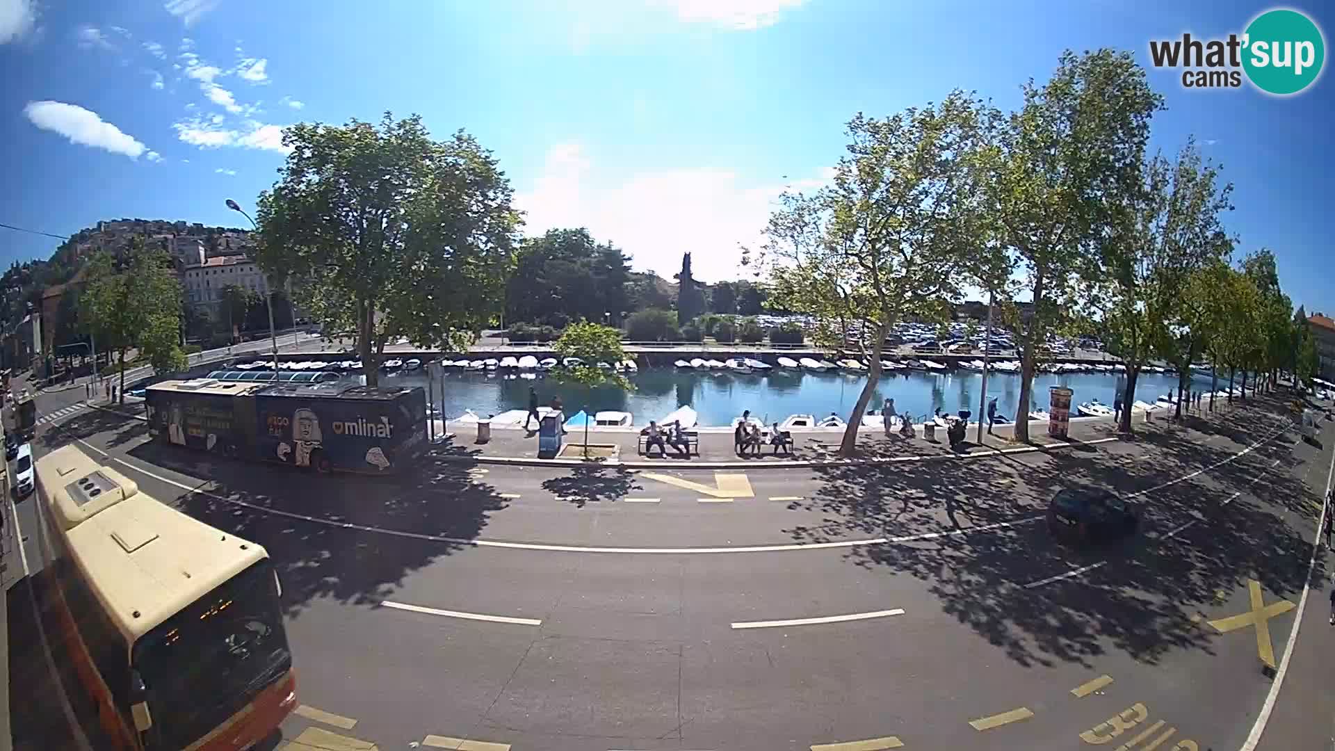 Rijeka – Der Blick auf Trsat und Sušak