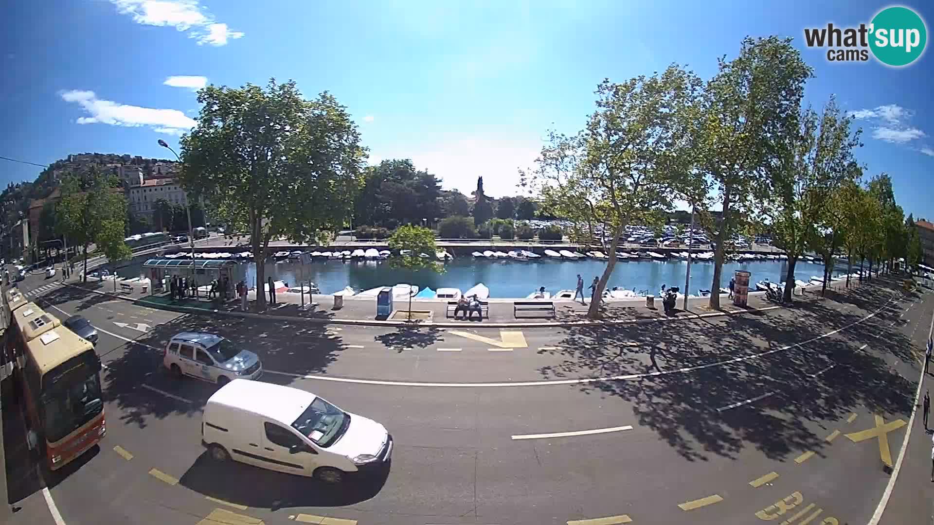 Rijeka –  La vista de Trsat y de Sušak