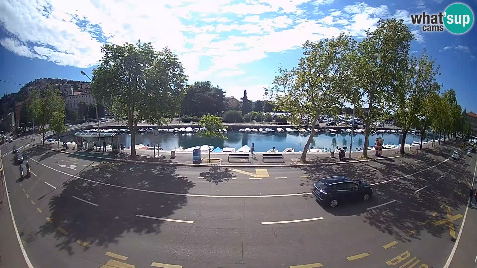 Rijeka –  pogled na Trsat i Sušak