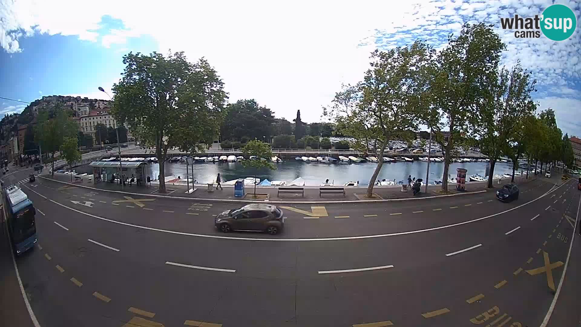 Rijeka – Der Blick auf Trsat und Sušak