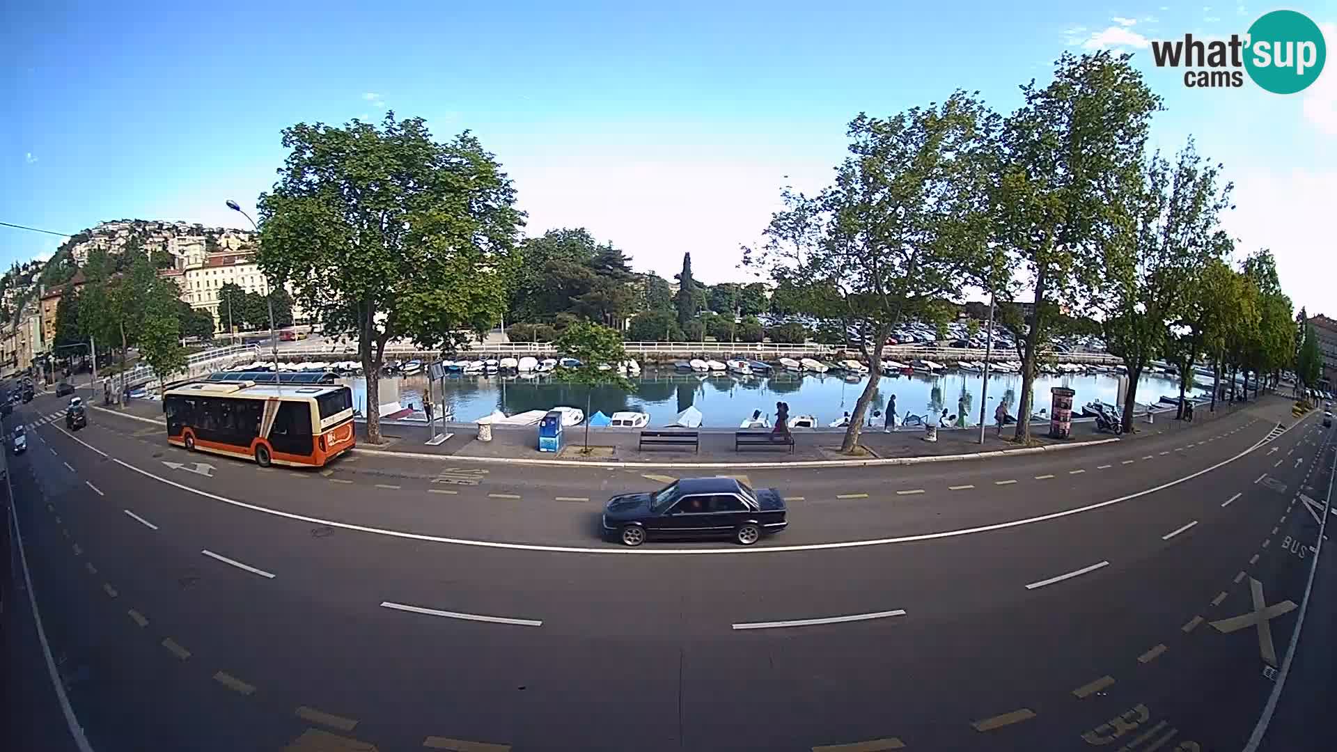 Rijeka –  pogled na Trsat i Sušak