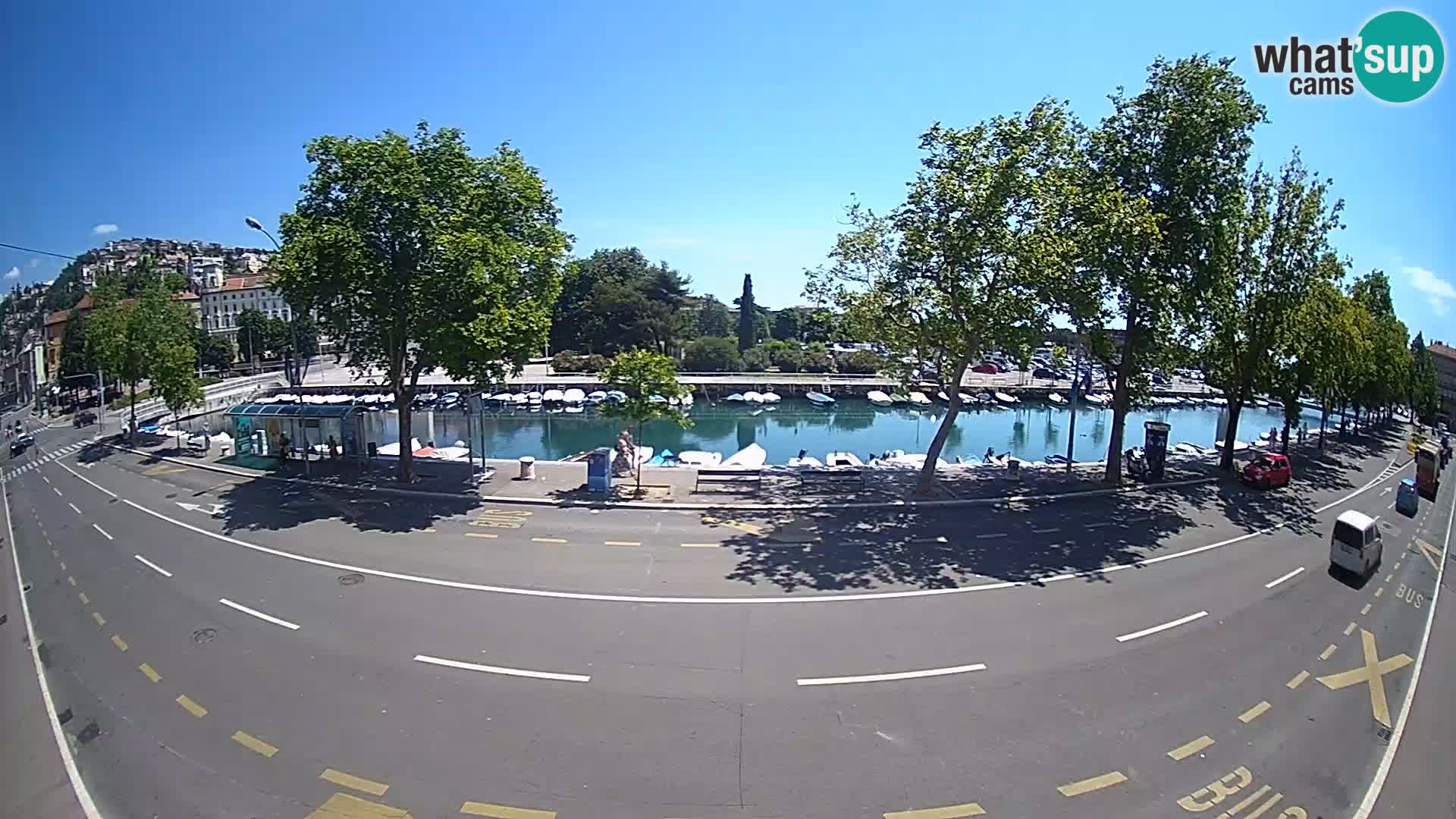 Rijeka –  La vista de Trsat y de Sušak