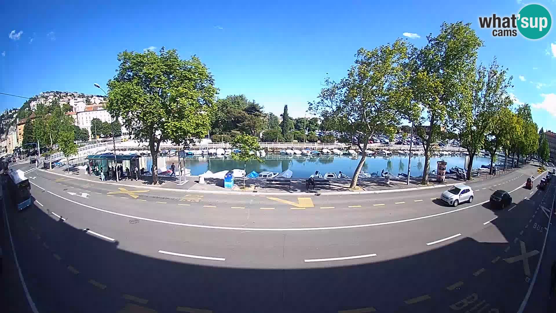 Rijeka –  La vue de Trsat et Sušak