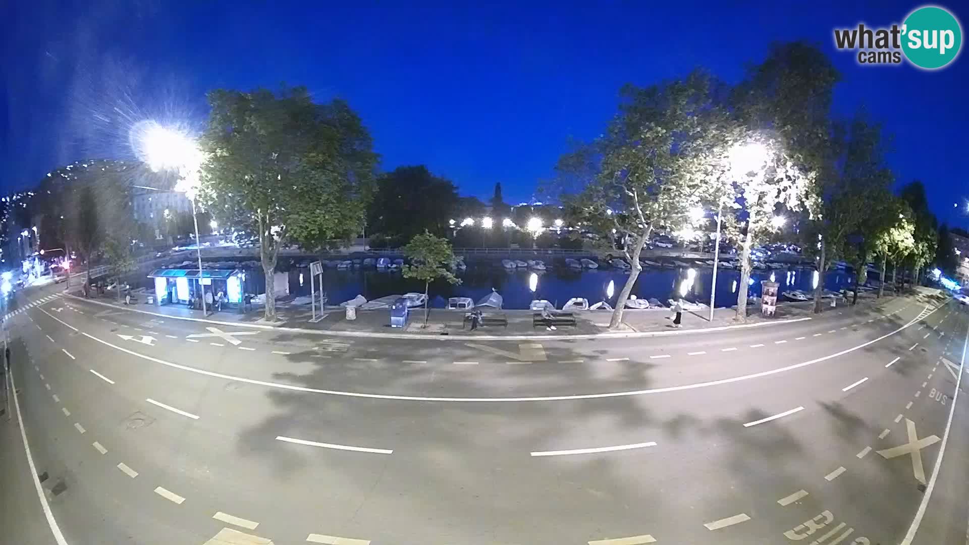 Rijeka – Der Blick auf Trsat und Sušak