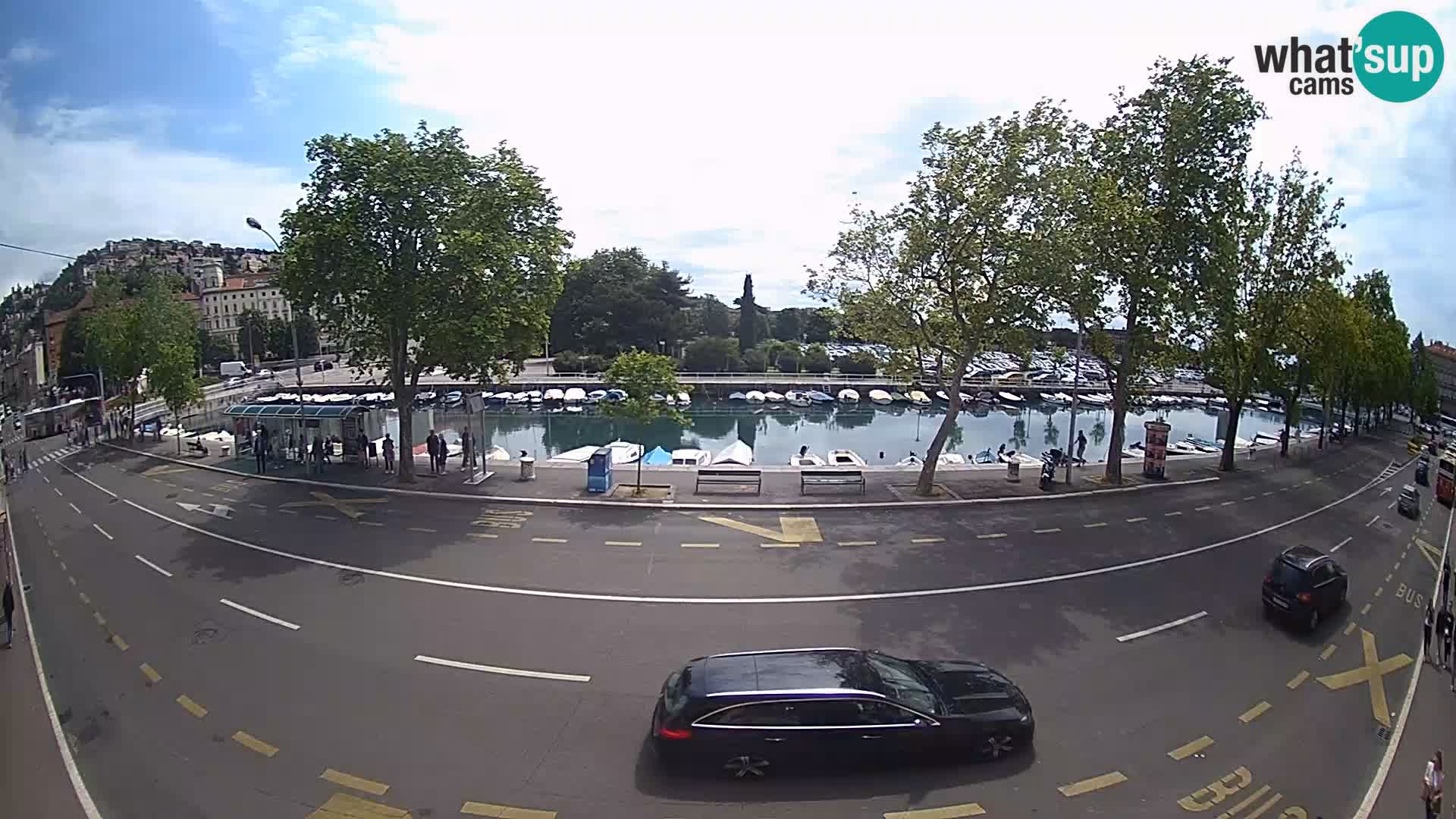 Rijeka –  pogled na Trsat i Sušak