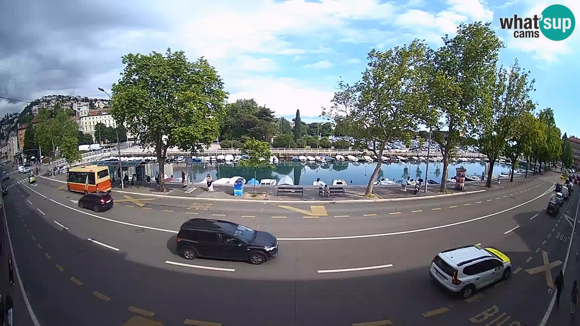 Rijeka –  La vista de Trsat y de Sušak
