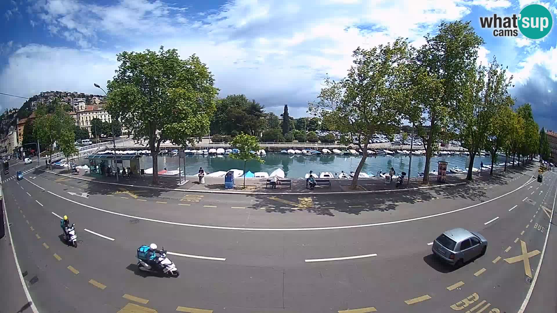 Rijeka –  pogled na Trsat i Sušak