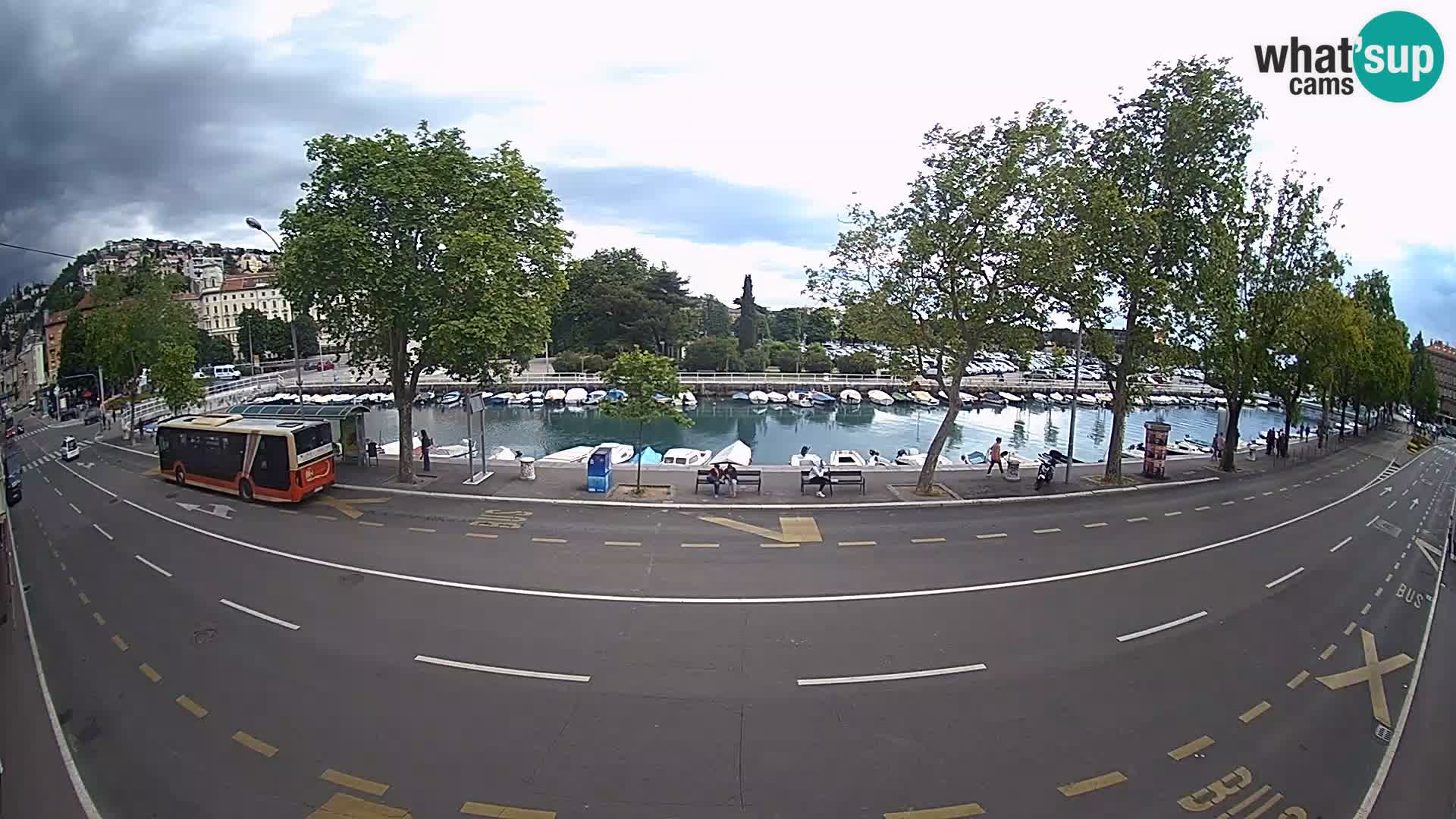 Rijeka –  pogled na Trsat i Sušak
