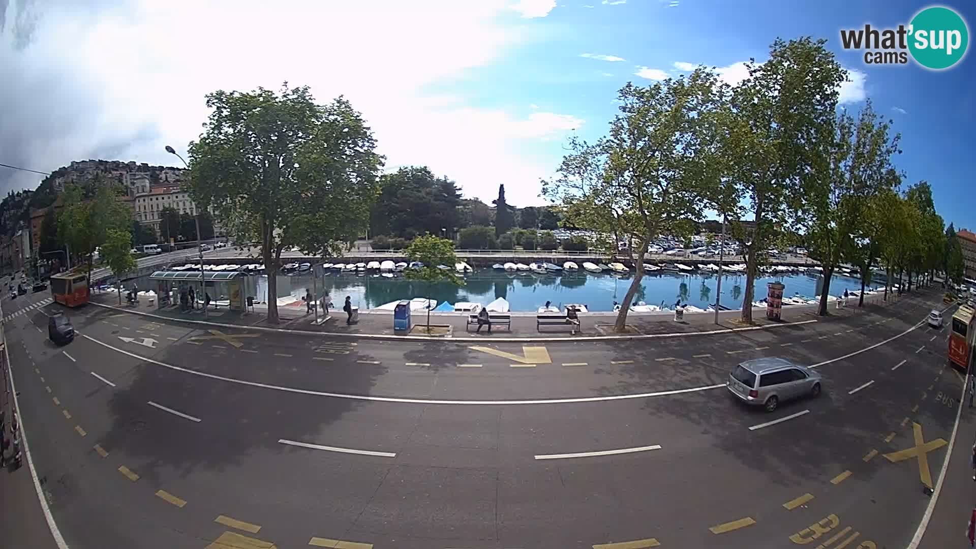 Rijeka –  pogled na Trsat i Sušak