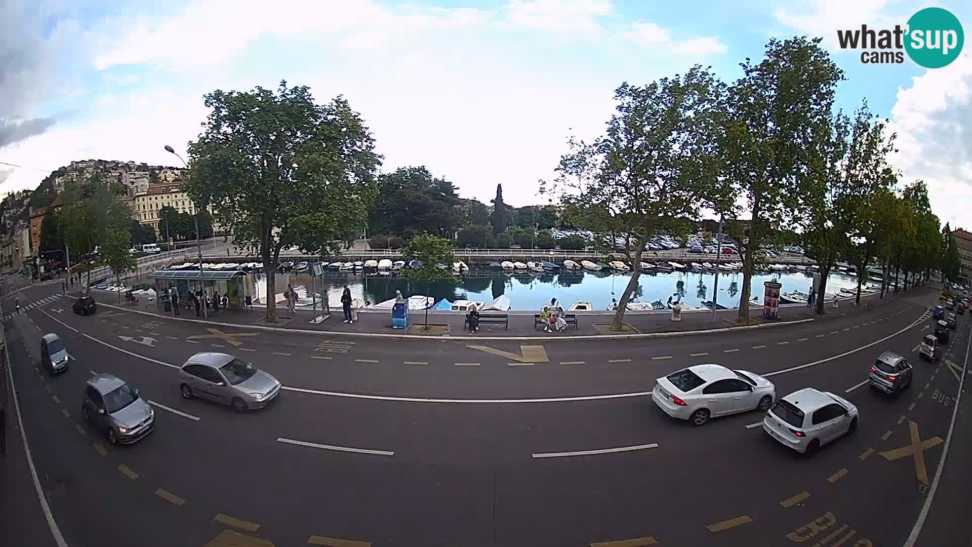 Rijeka – Der Blick auf Trsat und Sušak