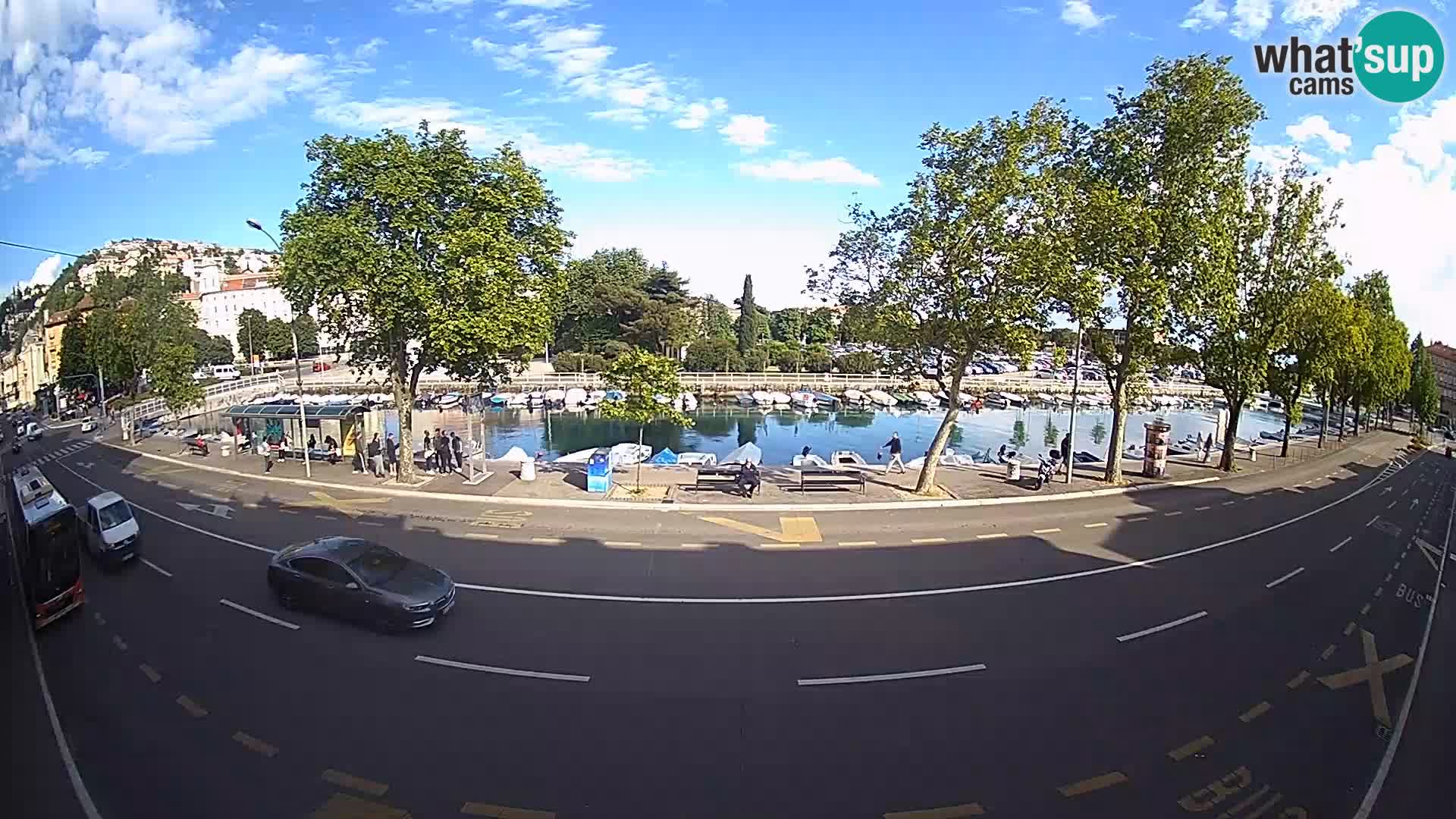 Rijeka – Der Blick auf Trsat und Sušak