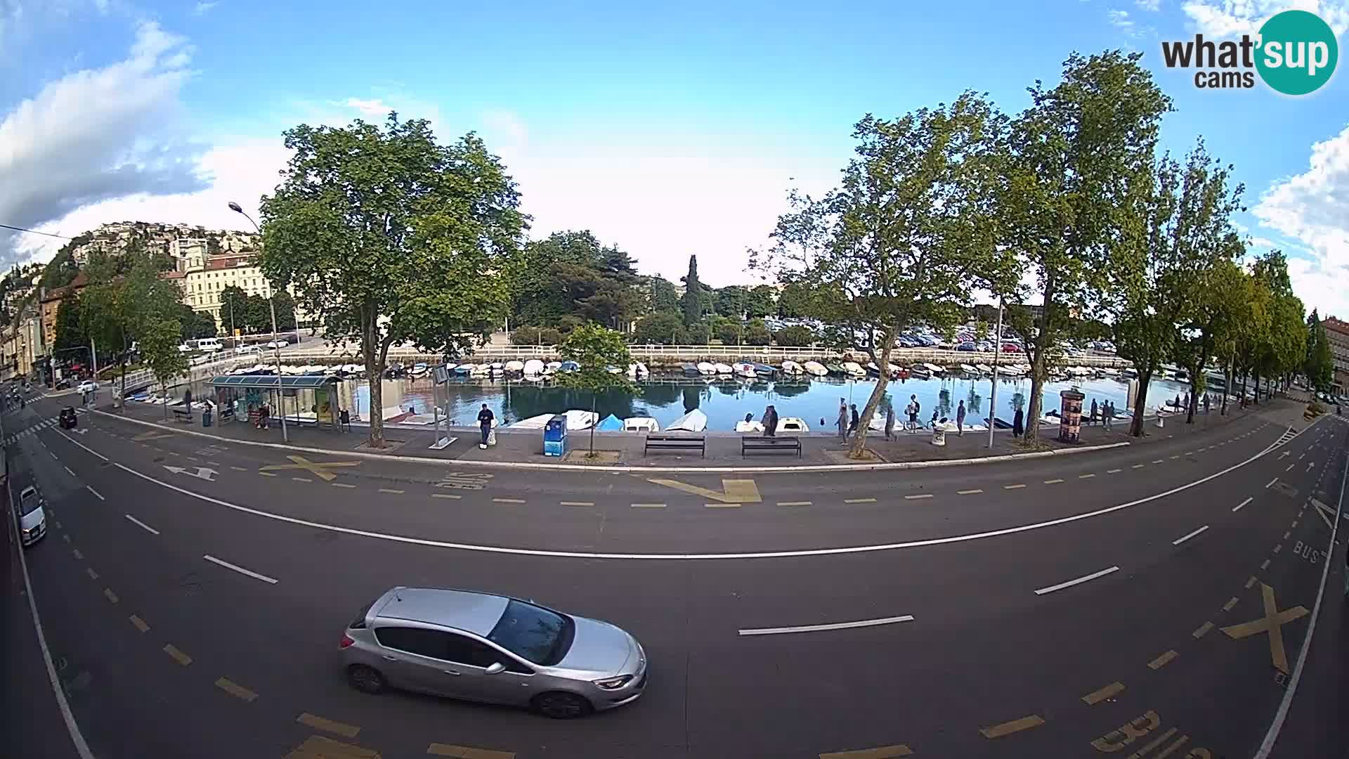 Rijeka –  pogled na Trsat i Sušak