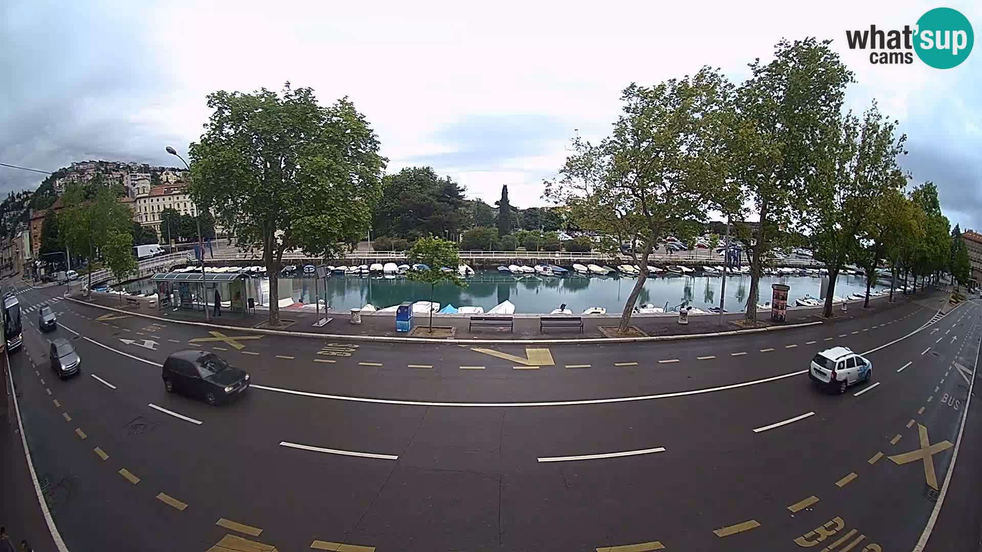 Rijeka –  La vista de Trsat y de Sušak