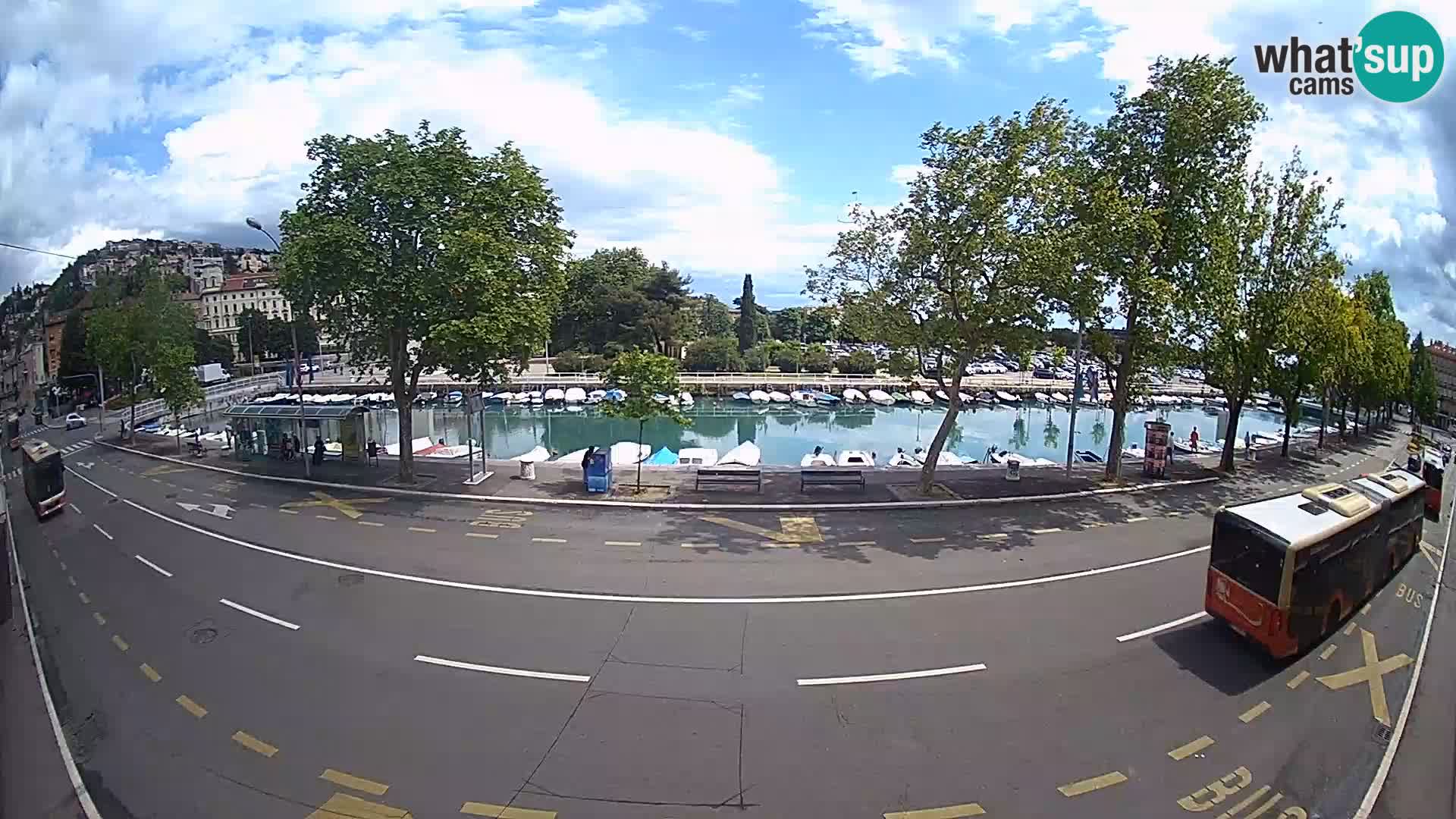Rijeka –  La vue de Trsat et Sušak