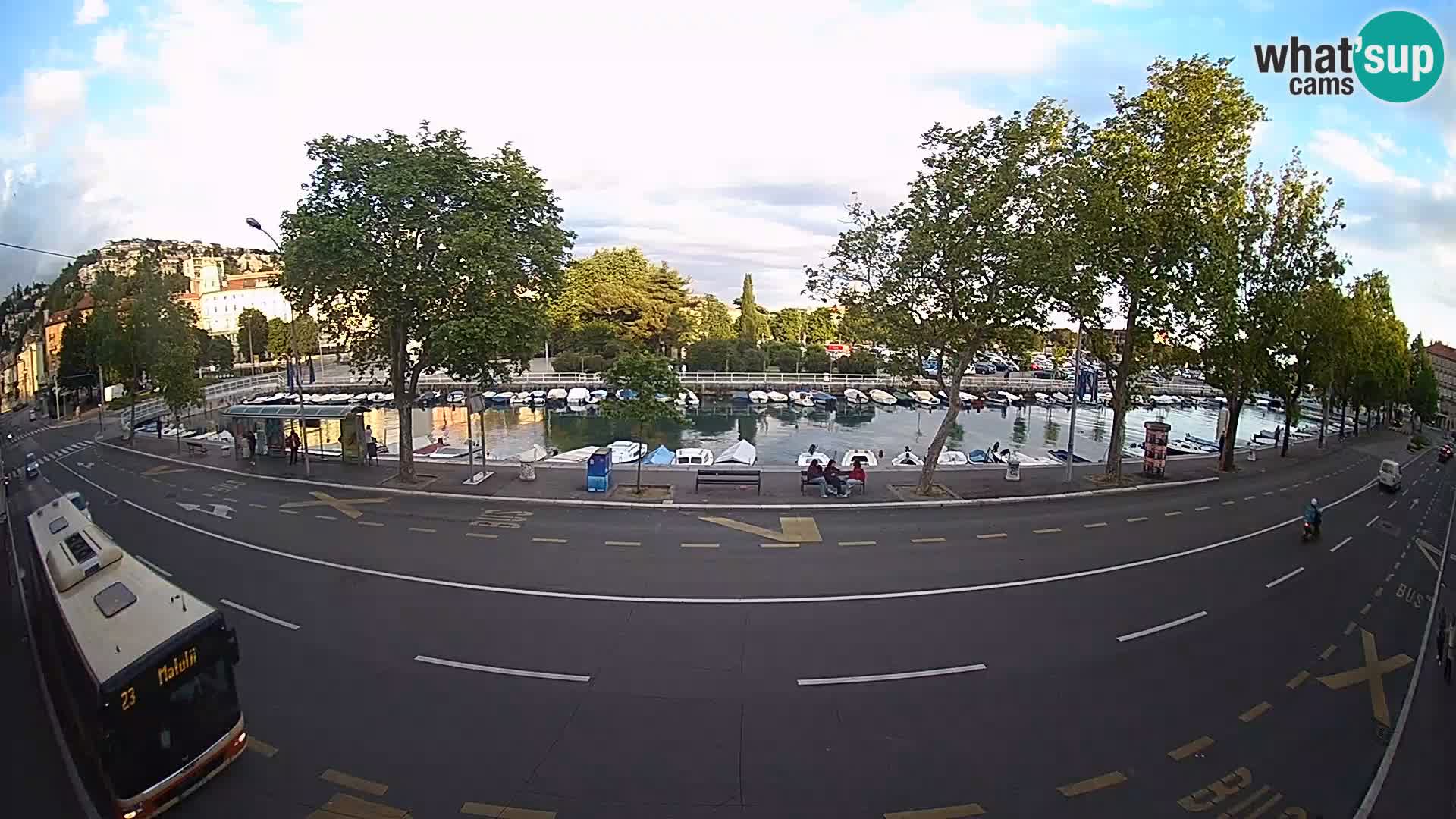 Rijeka –  pogled na Trsat i Sušak
