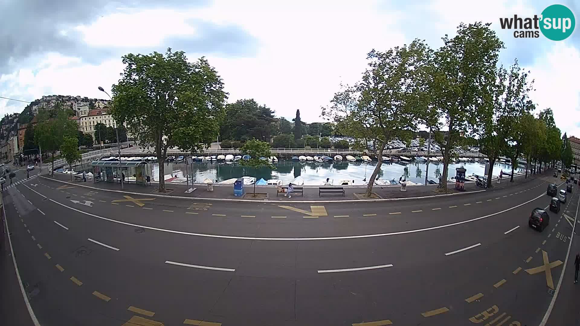 Rijeka –  La vista de Trsat y de Sušak