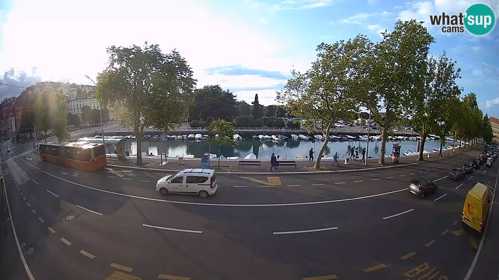 Rijeka –  La vue de Trsat et Sušak