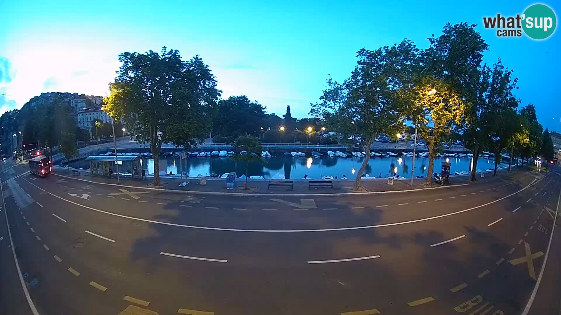 Rijeka –  La vue de Trsat et Sušak