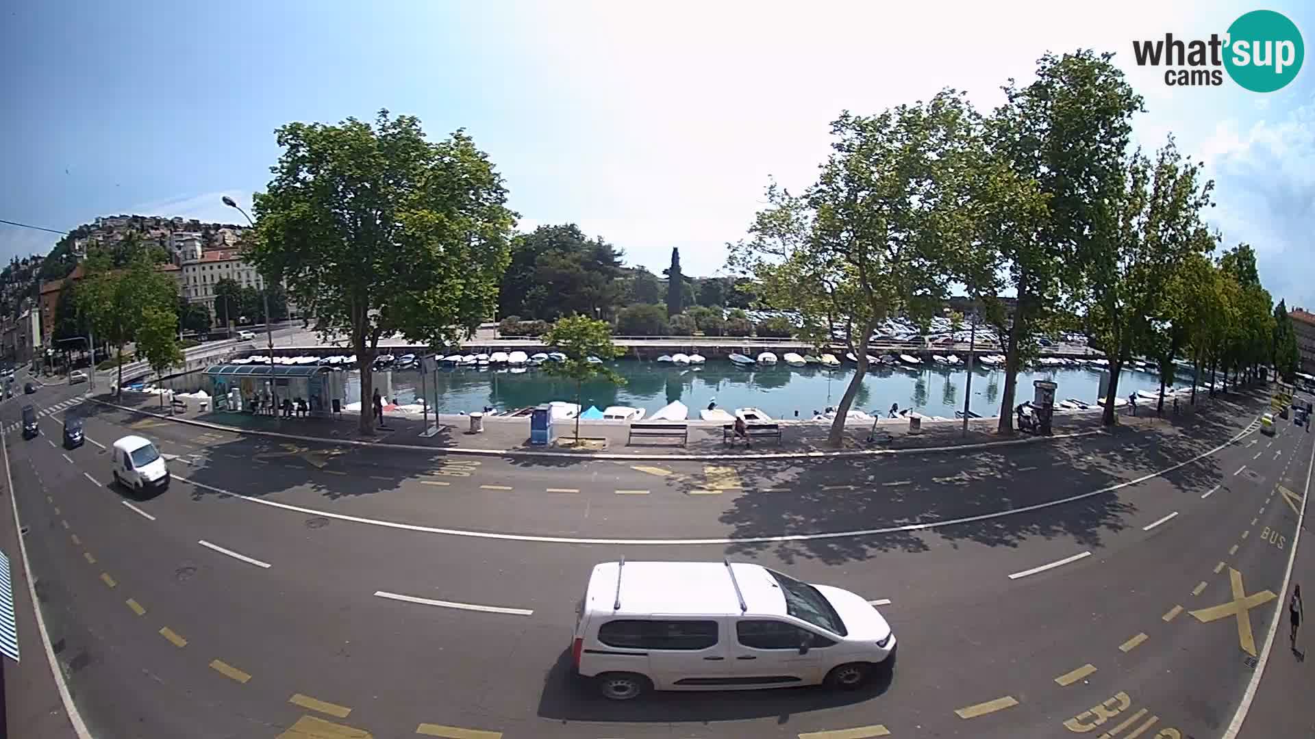 Rijeka –  La vista de Trsat y de Sušak