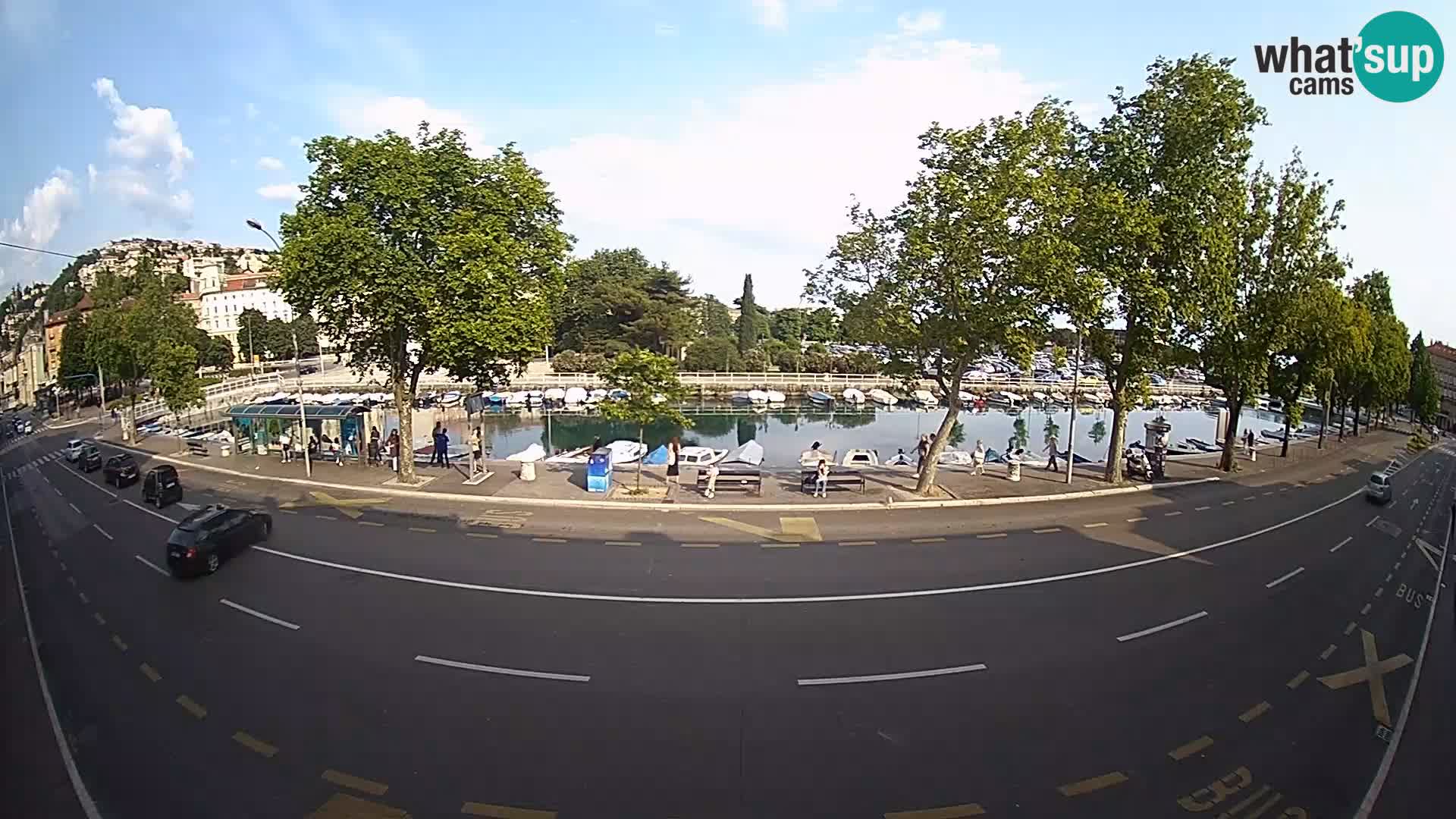 Rijeka – Der Blick auf Trsat und Sušak