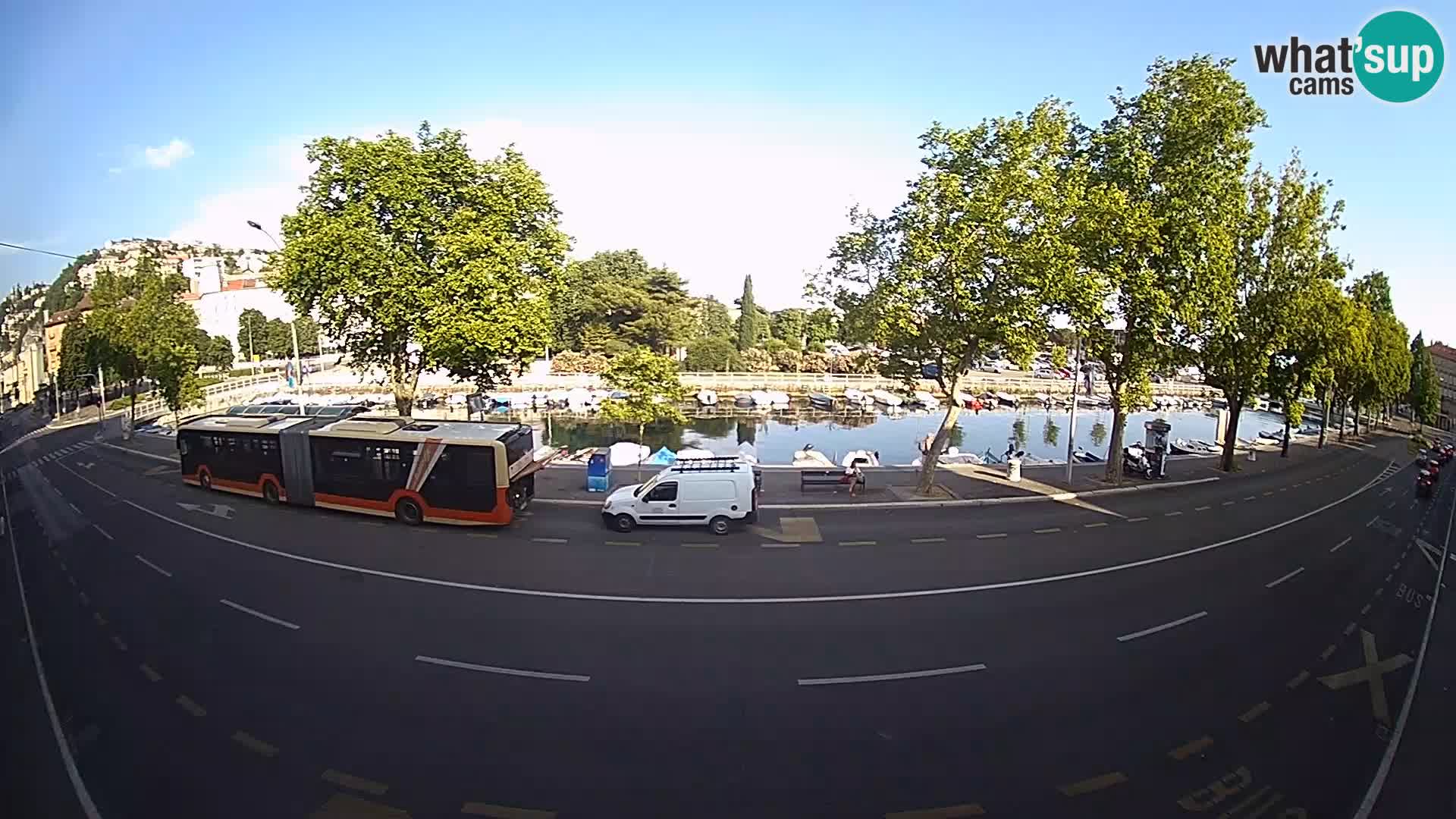 Rijeka – The view of Trsat and Sušak