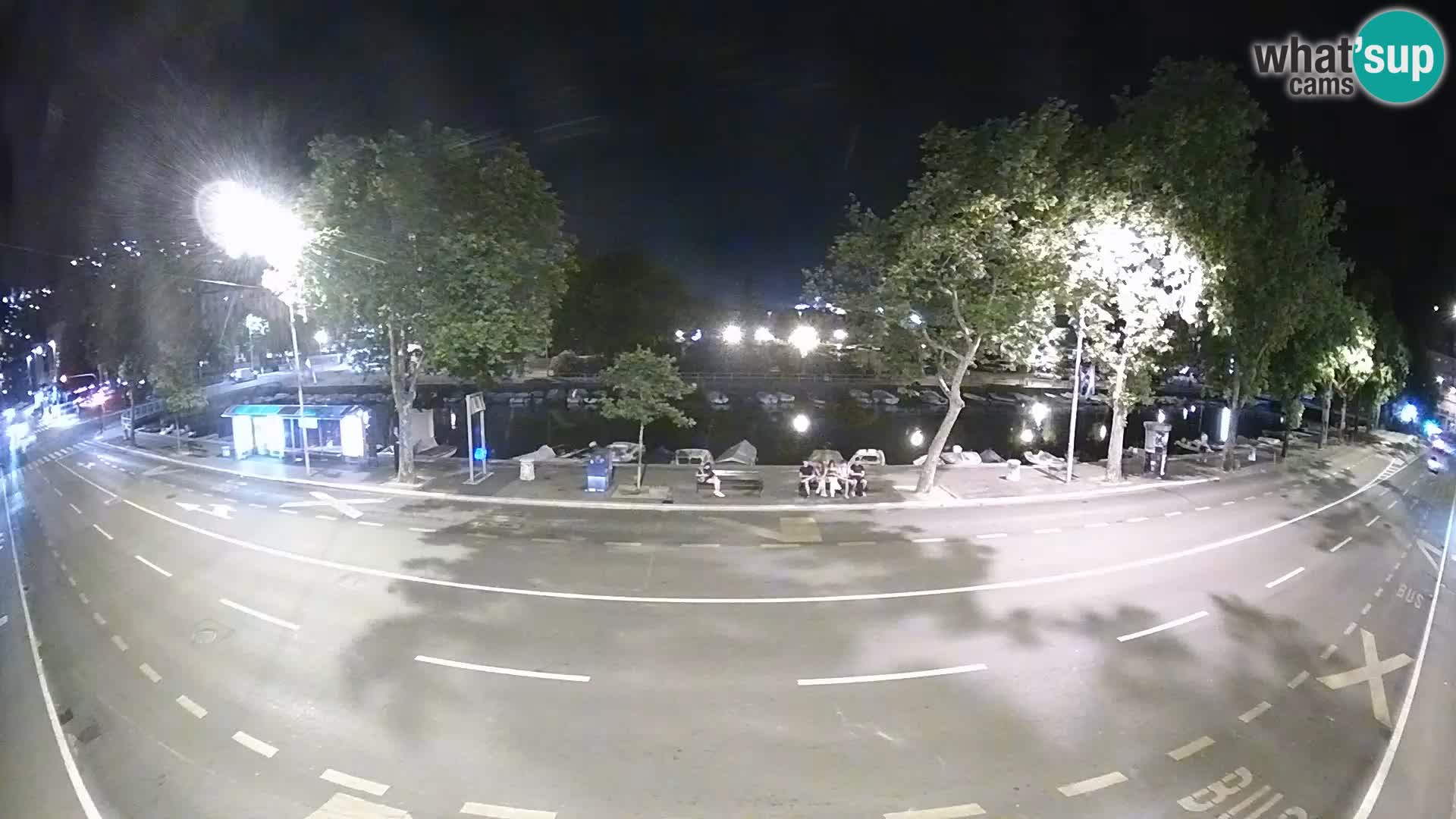 Reka – pogled na Trsat in Sušak