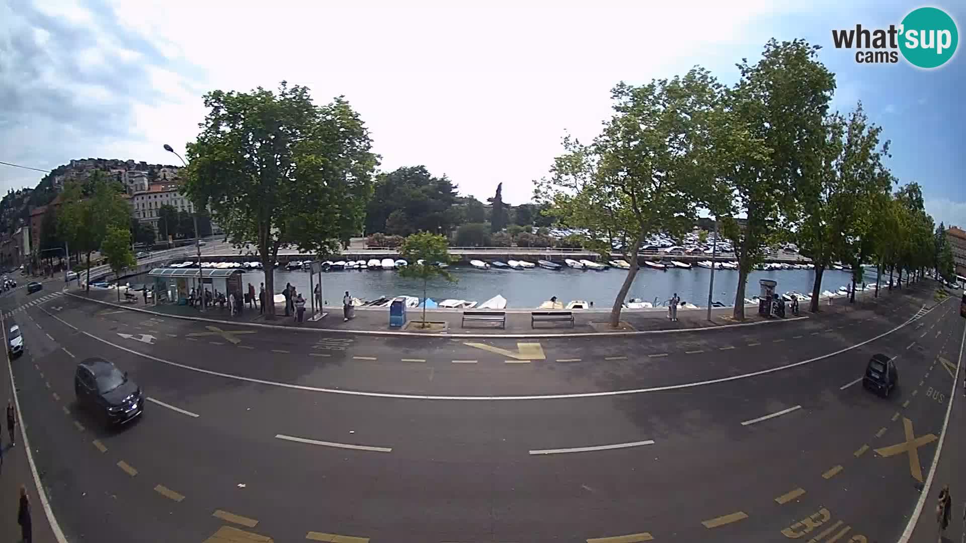 Rijeka – Der Blick auf Trsat und Sušak