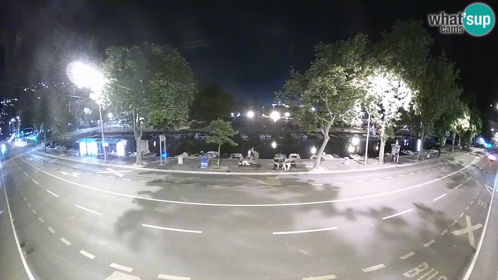 Reka – pogled na Trsat in Sušak