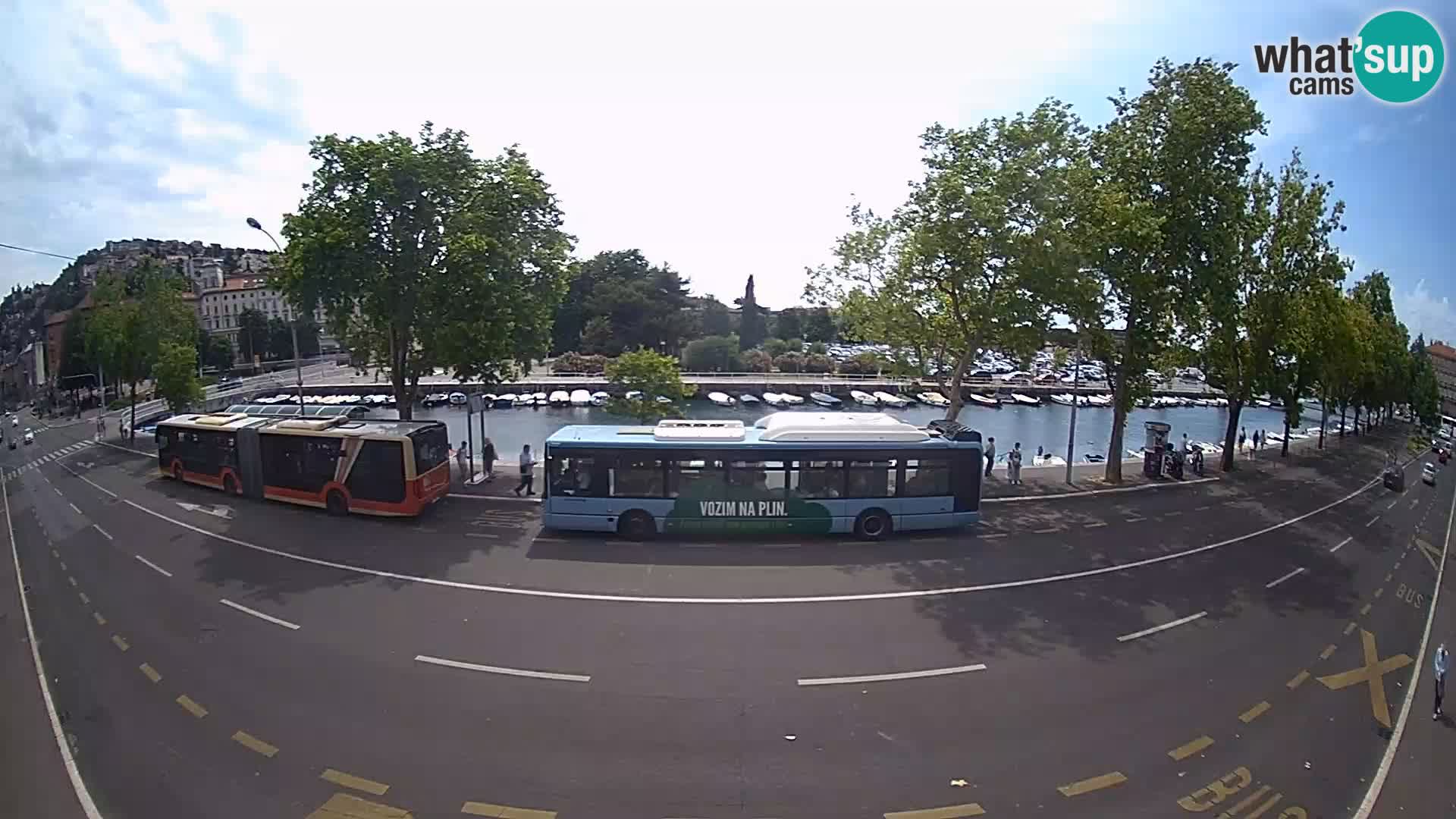 Rijeka – Der Blick auf Trsat und Sušak