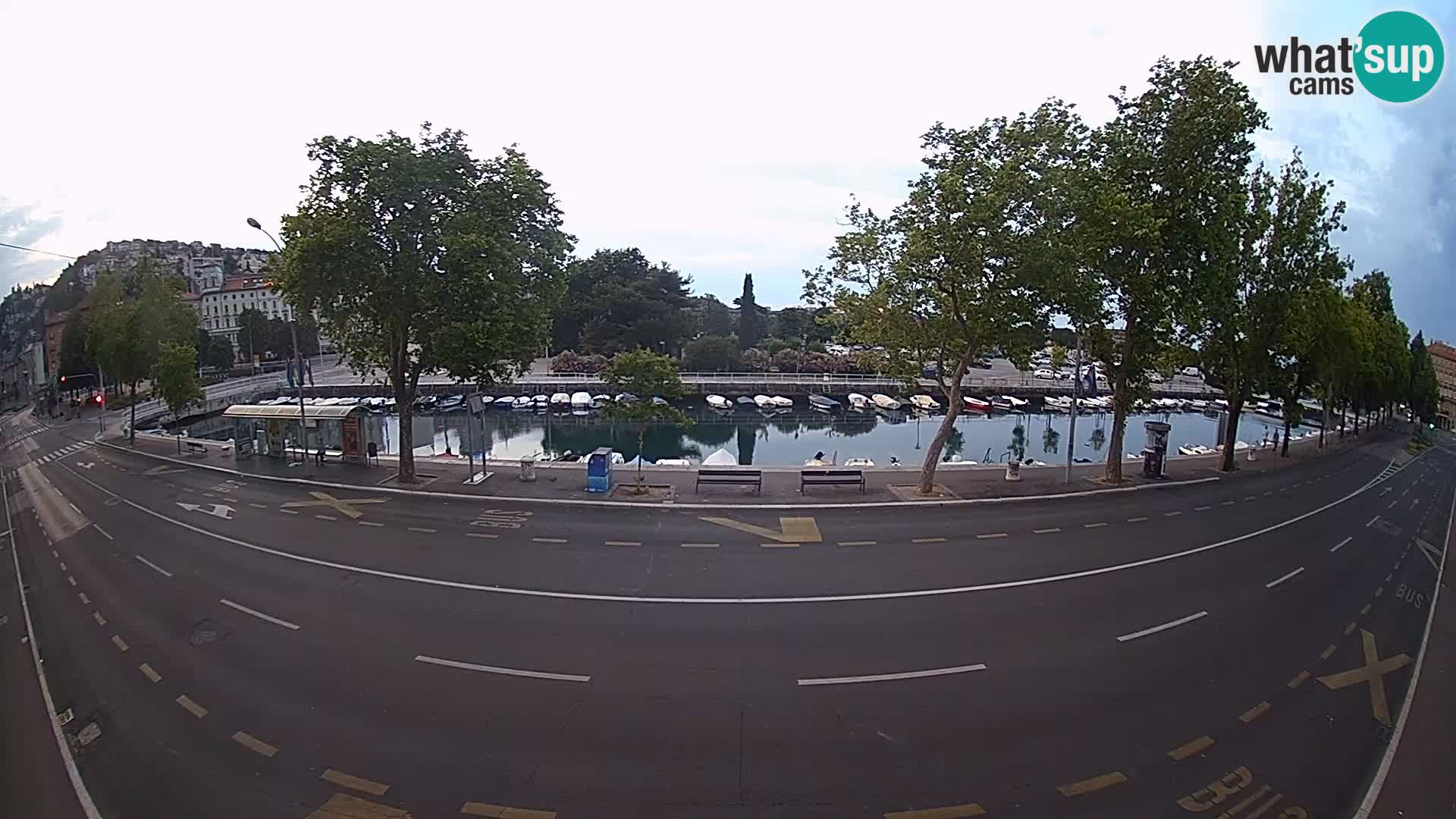 Rijeka –  La vista de Trsat y de Sušak