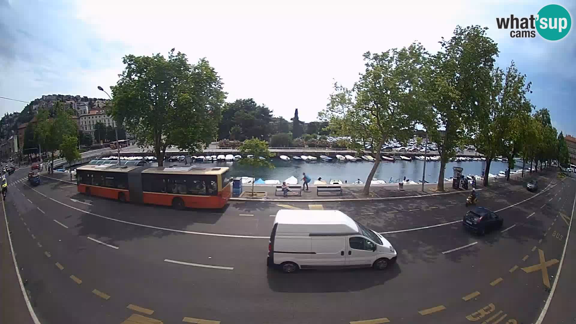 Rijeka –  pogled na Trsat i Sušak