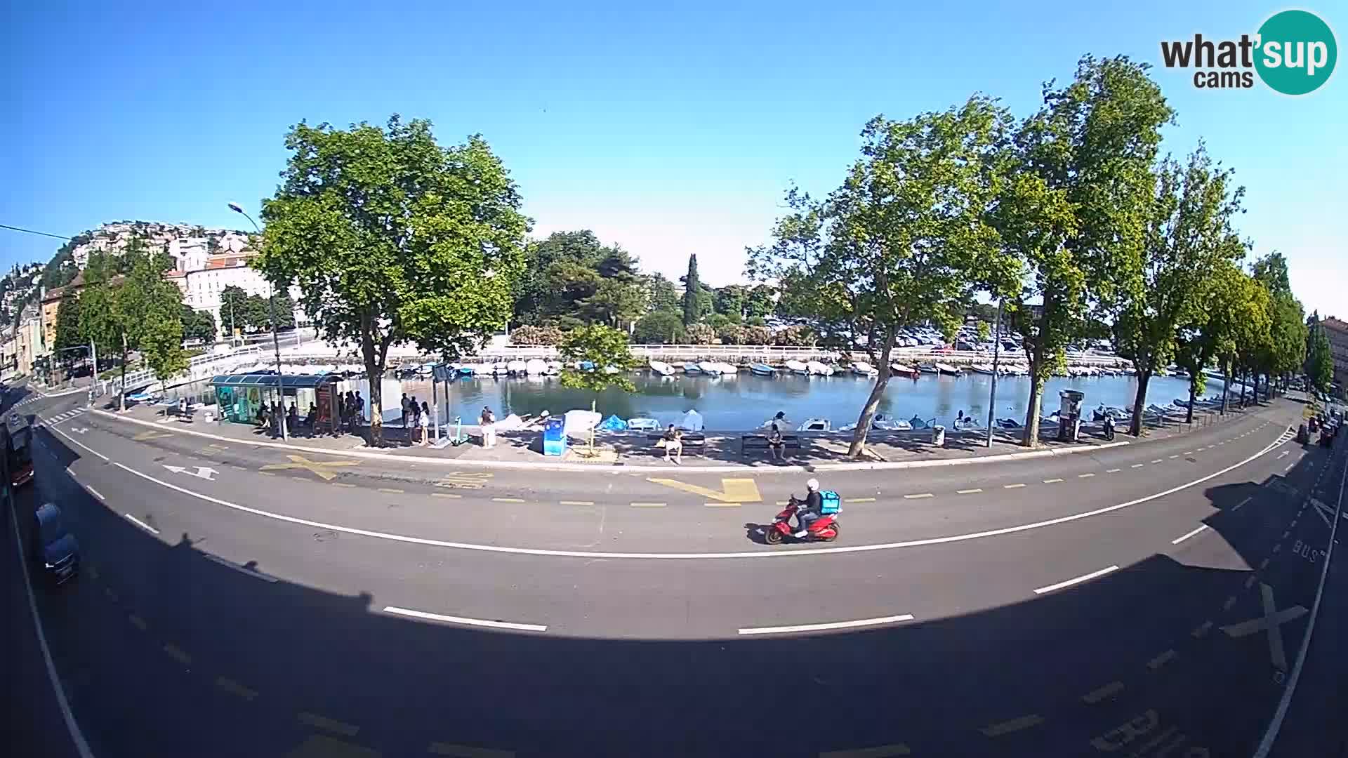 Rijeka – Der Blick auf Trsat und Sušak
