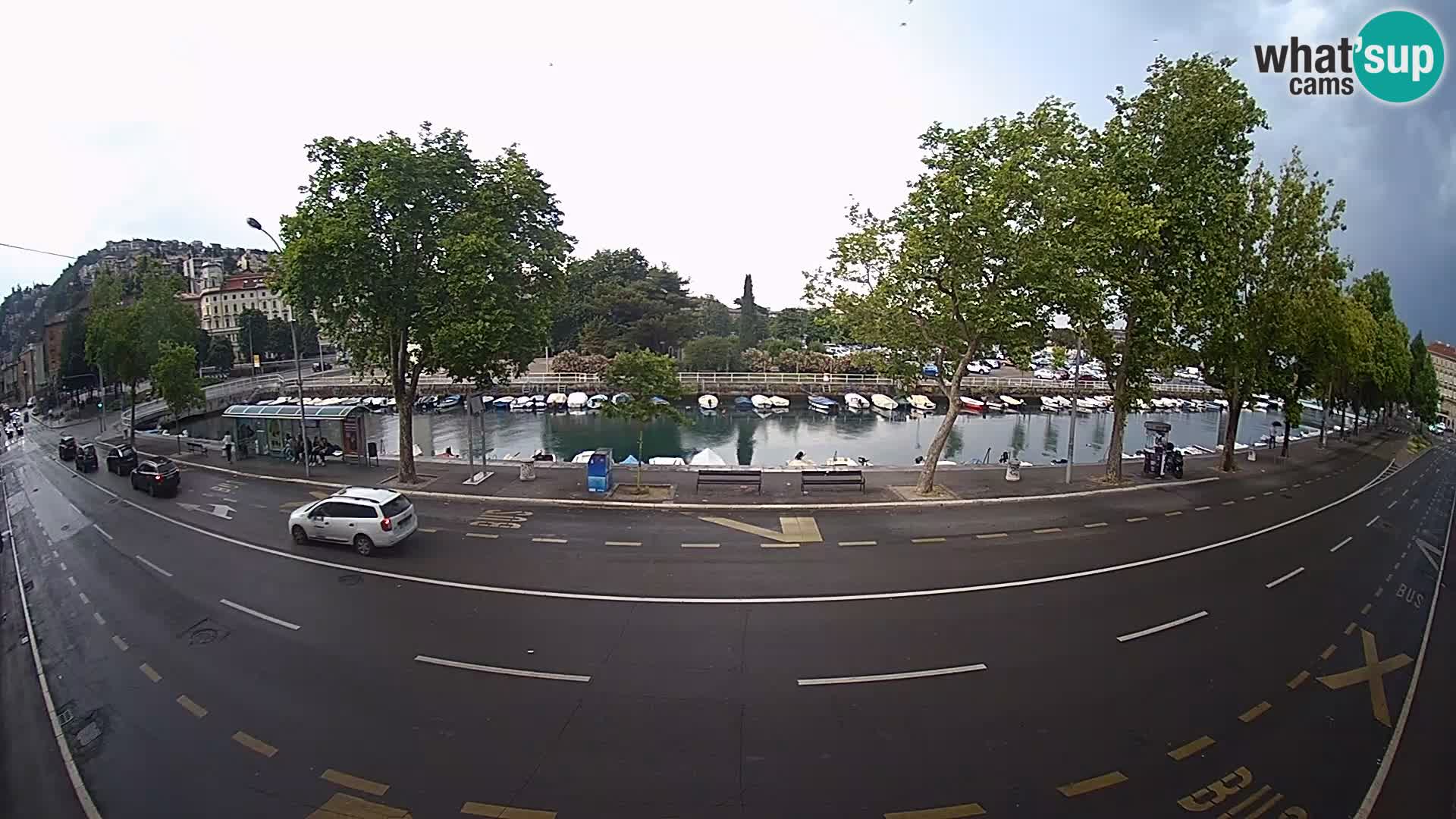 Rijeka –  La vue de Trsat et Sušak