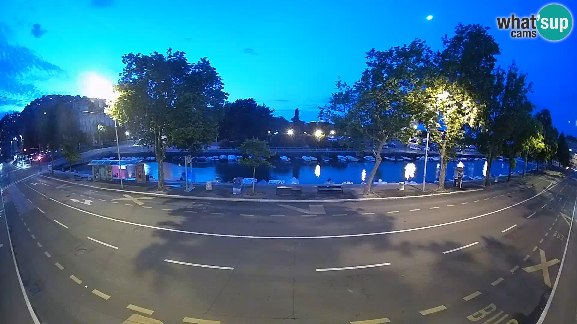 Rijeka –  La vue de Trsat et Sušak