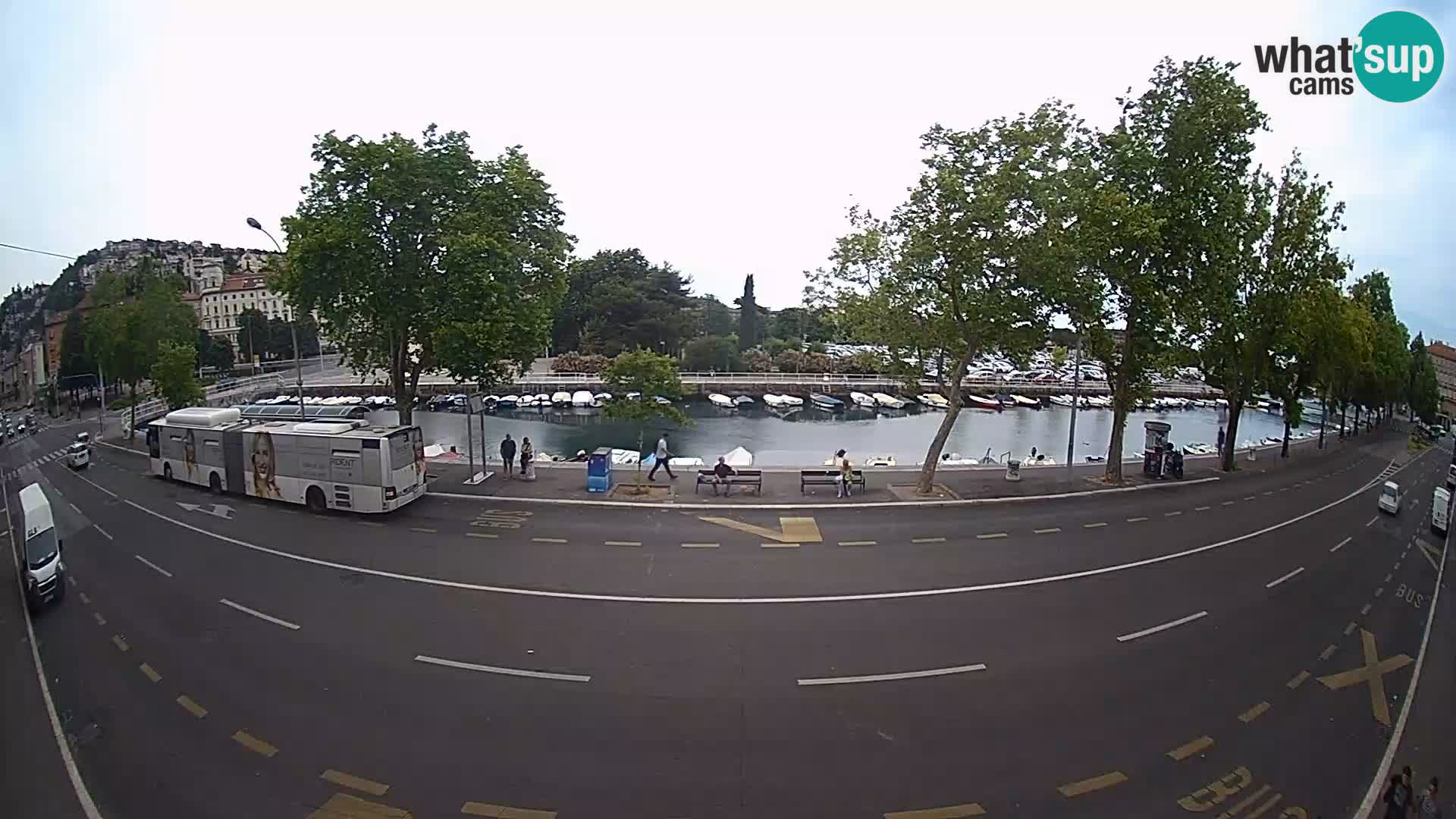 Rijeka –  pogled na Trsat i Sušak