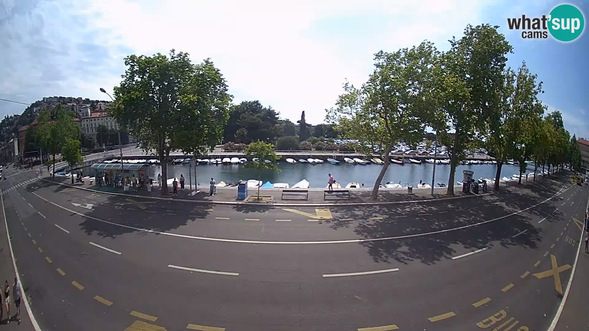 Rijeka – Der Blick auf Trsat und Sušak