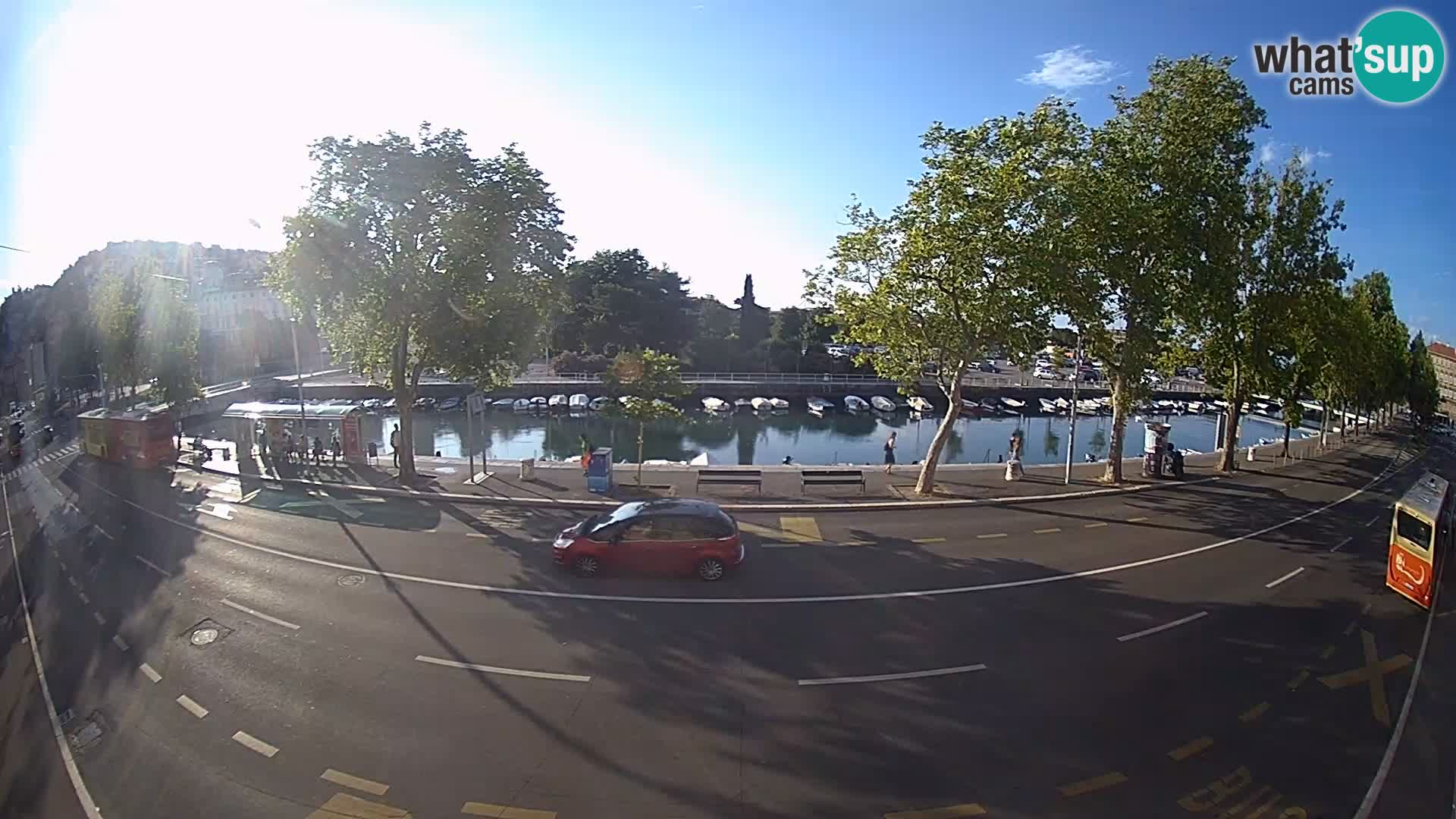 Rijeka –  La vue de Trsat et Sušak