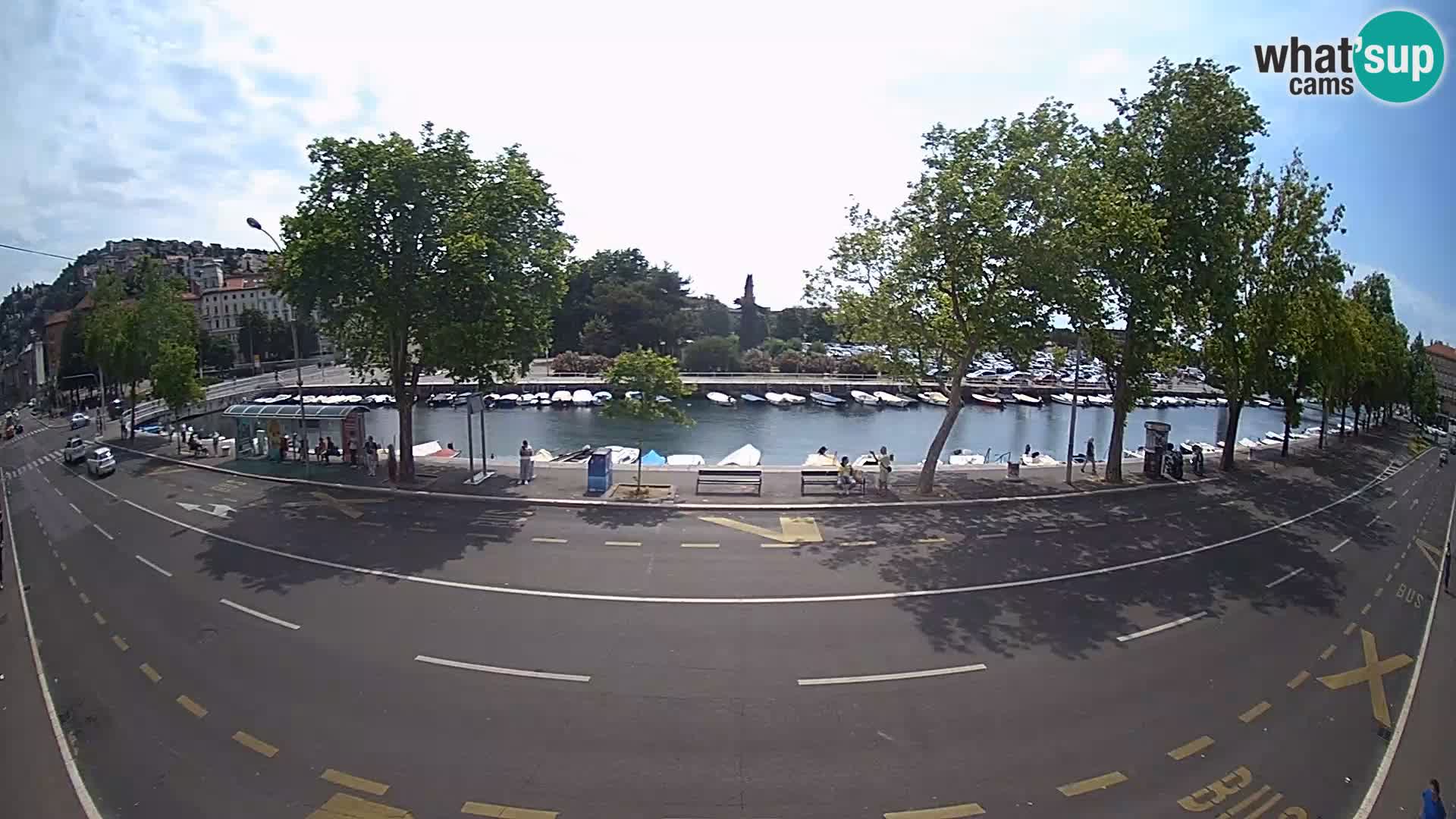 Rijeka –  La vista de Trsat y de Sušak