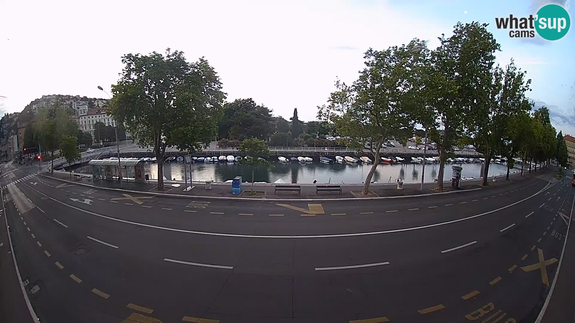 Rijeka –  La vista de Trsat y de Sušak