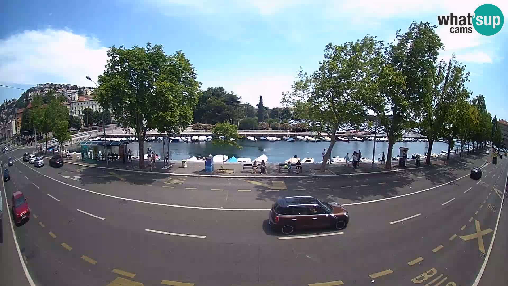 Rijeka –  La vista de Trsat y de Sušak